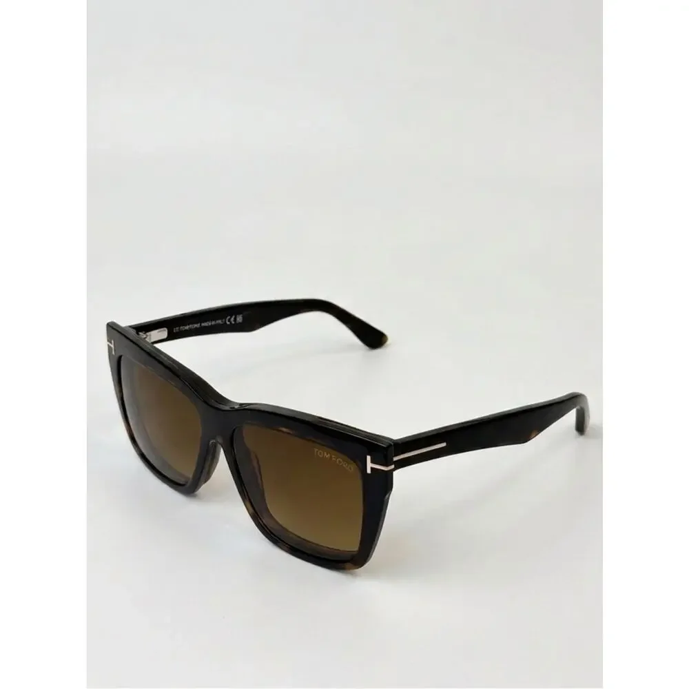 New Tom Ford FT6069-B 001 Black Clip-On Sunglasses and Black Frame Eyeglasses